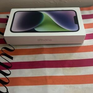 ONE DAY SALE TODAY ONLY!
Brand New Apple IPhone 14 Purple T-mobile 128 GB